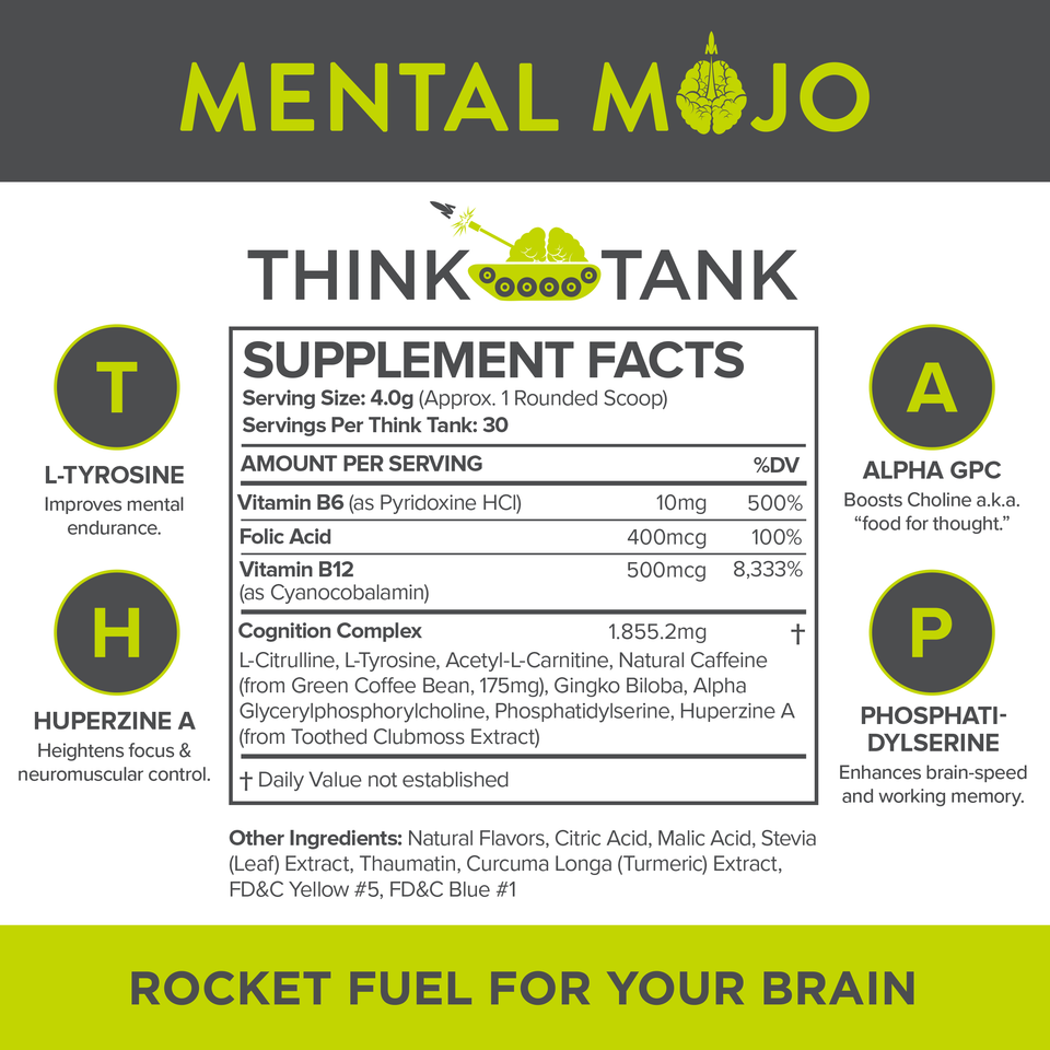 Mental Mojo 30-Serving Think Tank